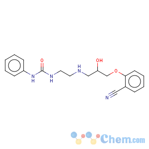 CAS No:53671-71-9 Urea,N-[2-[[3-(2-cyanophenoxy)-2-hydroxypropyl]amino]ethyl]-N'-phenyl-