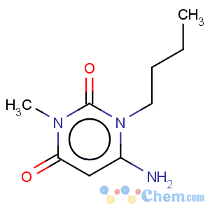 CAS No:53681-50-8 2,4(1H,3H)-Pyrimidinedione,6-amino-1-butyl-3-methyl-