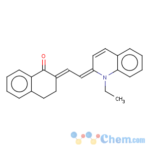 CAS No:53704-22-6 (2e)-2-[(2e)-2-(1-ethylquinolin-2(1h)-ylidene)ethylidene]-3,4-dihydronaphthalen-1(2h)-one