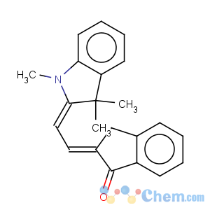 CAS No:53704-23-7 (2e)-2-[(2e)-2-(1,3,3-trimethyl-1,3-dihydro-2h-indol-2-ylidene)ethylidene]indan-1-one