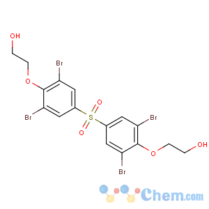CAS No:53714-39-9 2-[2,6-dibromo-4-[3,<br />5-dibromo-4-(2-hydroxyethoxy)phenyl]sulfonylphenoxy]ethanol