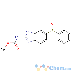 CAS No:53716-50-0 methyl N-[6-(benzenesulfinyl)-1H-benzimidazol-2-yl]carbamate