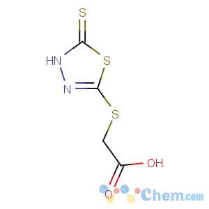 CAS No:53723-88-9 2-[(2-sulfanylidene-3H-1,3,4-thiadiazol-5-yl)sulfanyl]acetic acid