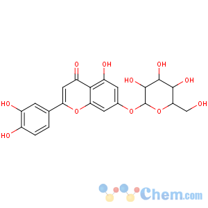 CAS No:5373-11-5 2-(3,4-dihydroxyphenyl)-5-hydroxy-7-[(2S,3R,4S,5S,6R)-3,4,<br />5-trihydroxy-6-(hydroxymethyl)oxan-2-yl]oxychromen-4-one