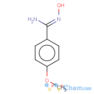 CAS No:5373-87-5 Benzenecarboximidamide,N-hydroxy-4-methoxy-