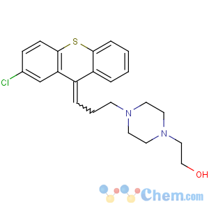 CAS No:53772-83-1 2-[4-[(3Z)-3-(2-chlorothioxanthen-9-ylidene)propyl]piperazin-1-yl]<br />ethanol