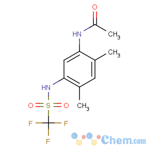 CAS No:53780-34-0 N-[2,4-dimethyl-5-(trifluoromethylsulfonylamino)phenyl]acetamide