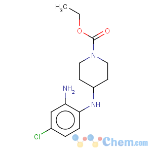 CAS No:53786-45-1 1-Piperidinecarboxylicacid, 4-[(2-amino-4-chlorophenyl)amino]-, ethyl ester