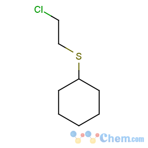 CAS No:53787-05-6 2-CHLOROETHYL CYCLOHEXYL SULPHIDE