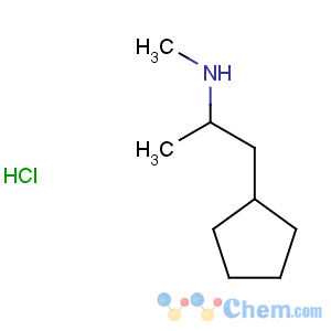 CAS No:538-02-3 Cyclopentaneethanamine,N,a-dimethyl-, hydrochloride (1:1)