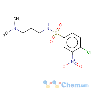 CAS No:53803-81-9 Benzenesulfonamide,4-chloro-N-[3-(dimethylamino)propyl]-3-nitro-