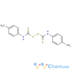 CAS No:53880-86-7 (4-methylphenyl)carbamothioylsulfanyl N-(4-methylphenyl)carbamodithioate