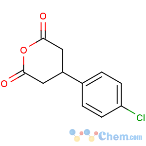 CAS No:53911-68-5 4-(4-chlorophenyl)oxane-2,6-dione