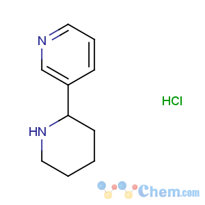 CAS No:53912-89-3 Pyridine,3-(2S)-2-piperidinyl-, hydrochloride (1:1)