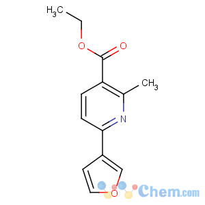 CAS No:53913-04-5 ethyl 6-(furan-3-yl)-2-methylpyridine-3-carboxylate
