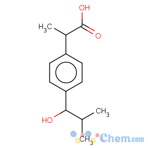 CAS No:53949-53-4 benzeneacetic acid, 4-(1-hydroxy-2-methylpropyl)--alpha--methyl- (9ci)