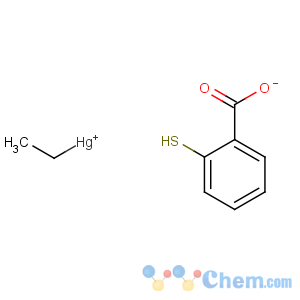CAS No:5396-12-3 ETHYLMERCURY(1+); 2-SULFANYLBENZOATE 