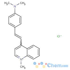 CAS No:5397-60-4 Quinolinium, 4-(p-dimethylaminostyryl)-1-methyl--chloride