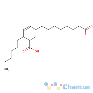 CAS No:53980-88-4 5-(7-carboxyheptyl)-2-hexylcyclohex-3-ene-1-carboxylic acid