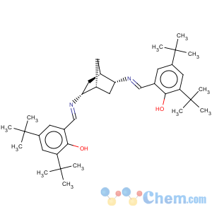 CAS No:539834-19-0 Phenol,2,2'-[(1R,2R,4R,5R)-bicyclo[2.2.1]heptane-2,5-diylbis(nitrilomethylidyne)]bis[4,6-bis(1,1-dimethylethyl)-(9CI)