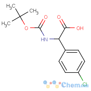 CAS No:53994-85-7 (2R)-2-(4-chlorophenyl)-2-[(2-methylpropan-2-yl)oxycarbonylamino]acetic<br />acid