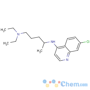 CAS No:54-05-7 4-N-(7-chloroquinolin-4-yl)-1-N,1-N-diethylpentane-1,4-diamine