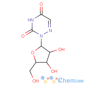 CAS No:54-25-1 1,2,4-Triazine-3,5(2H,4H)-dione,2-b-D-ribofuranosyl-