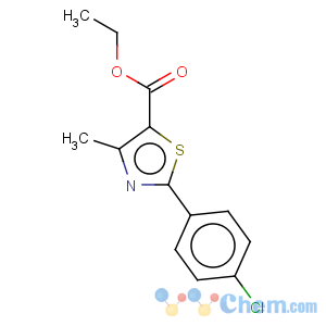 CAS No:54001-12-6 5-Thiazolecarboxylicacid, 2-(4-chlorophenyl)-4-methyl-, ethyl ester