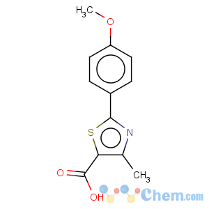 CAS No:54001-16-0 2-(4-methoxyphenyl)-4-methyl-1,3-thiazole-5-carboxylic acid