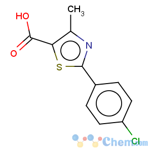 CAS No:54001-17-1 5-Thiazolecarboxylicacid, 2-(4-chlorophenyl)-4-methyl-