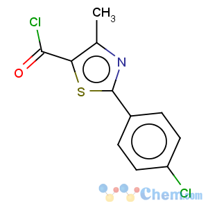 CAS No:54001-22-8 5-Thiazolecarbonylchloride, 2-(4-chlorophenyl)-4-methyl-