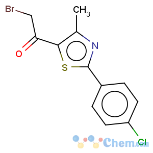 CAS No:54001-36-4 2-Bromo-1-[2-(4-chlorophenyl)-4-methyl-1,3-thiazol-5-yl]-1-ethanone