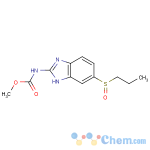 CAS No:54029-12-8 methyl N-(6-propylsulfinyl-1H-benzimidazol-2-yl)carbamate