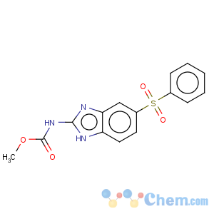 CAS No:54029-20-8 Carbamic acid,N-[6-(phenylsulfonyl)-1H-benzimidazol-2-yl]-, methyl ester