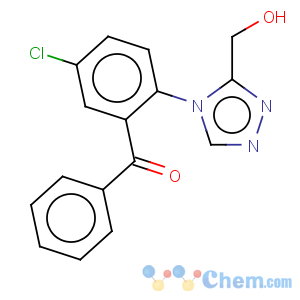 CAS No:54041-98-4 5-CHLORO-2-(3-HYDROXYMETHYL-4H-1,2,4-TRIAZOL-4-YL)BENZOPHENONE