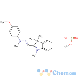 CAS No:54060-92-3 4-methoxy-N-methyl-N-[(E)-(1,3,<br />3-trimethylindol-1-ium-2-yl)methylideneamino]aniline