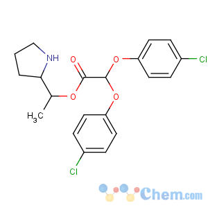 CAS No:54063-27-3 1-pyrrolidin-2-ylethyl 2,2-bis(4-chlorophenoxy)acetate