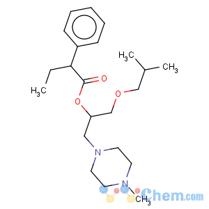 CAS No:54063-39-7 Benzeneacetic acid, a-ethyl-,2-(4-methyl-1-piperazinyl)-1-[(2-methylpropoxy)methyl]ethyl ester