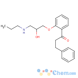 CAS No:54063-53-5 1-[2-[2-hydroxy-3-(propylamino)propoxy]phenyl]-3-phenylpropan-1-one