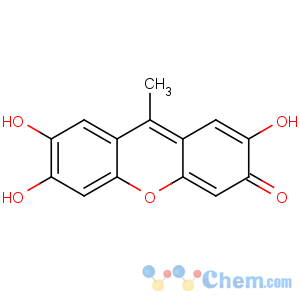 CAS No:5407-46-5 2,6,7-trihydroxy-9-methylxanthen-3-one