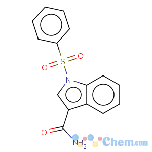 CAS No:540740-49-6 1-(phenylsulfonyl)-1h-indole-3-carboxamide