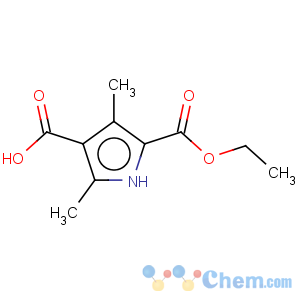 CAS No:5408-10-6 3,5-Dimethyl-1H-pyrrole-2,4-dicarboxylic acid 2-ethyl ester