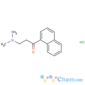 CAS No:5409-58-5 1-Propanone,3-(dimethylamino)-1-(1-naphthalenyl)-, hydrochloride (1:1)
