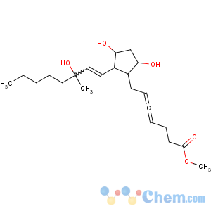 CAS No:54120-61-5 methyl<br />7-[(1R,2R,3R,5S)-3,5-dihydroxy-2-[(E,<br />3R)-3-hydroxy-3-methyloct-1-enyl]cyclopentyl]hepta-4,5-dienoate