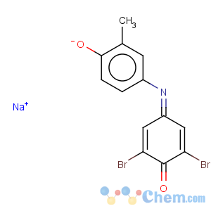 CAS No:5418-34-8 2,5-Cyclohexadien-1-one,2,6-dibromo-4-[(4-hydroxy-3-methylphenyl)imino]-, sodium salt (1:1)