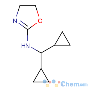CAS No:54187-04-1 N-(dicyclopropylmethyl)-4,5-dihydro-1,3-oxazol-2-amine