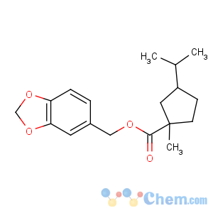 CAS No:5421-35-2 Cyclopentanecarboxylicacid, 3-isopropyl-1-methyl-, piperonyl ester, cis- (8CI)