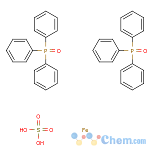 CAS No:54219-03-3 phosphorane, triphenyl-, oxide, iron salt, compd. with sulfuric acid (2:1:1)