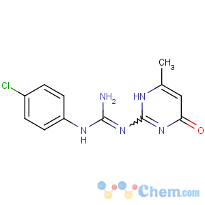 CAS No:5429-13-0 1-(4-chlorophenyl)-2-(6-methyl-4-oxo-1H-pyrimidin-2-yl)guanidine