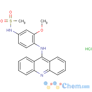 CAS No:54301-15-4 N-[4-(acridin-9-ylamino)-3-methoxyphenyl]methanesulfonamide
